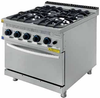 TURHAN TC.9KG800 - 4 Burners Gas Range with Oven